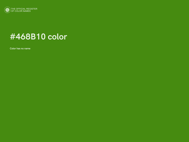 #468B10 color image
