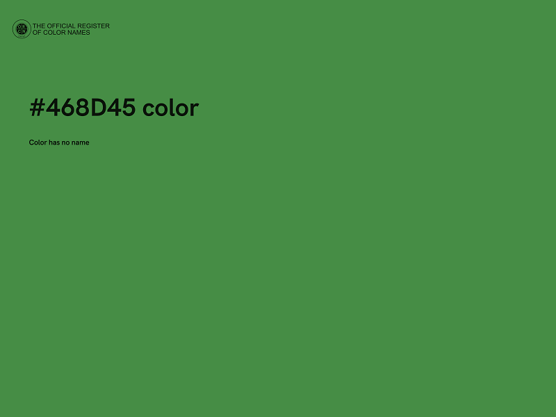 #468D45 color image