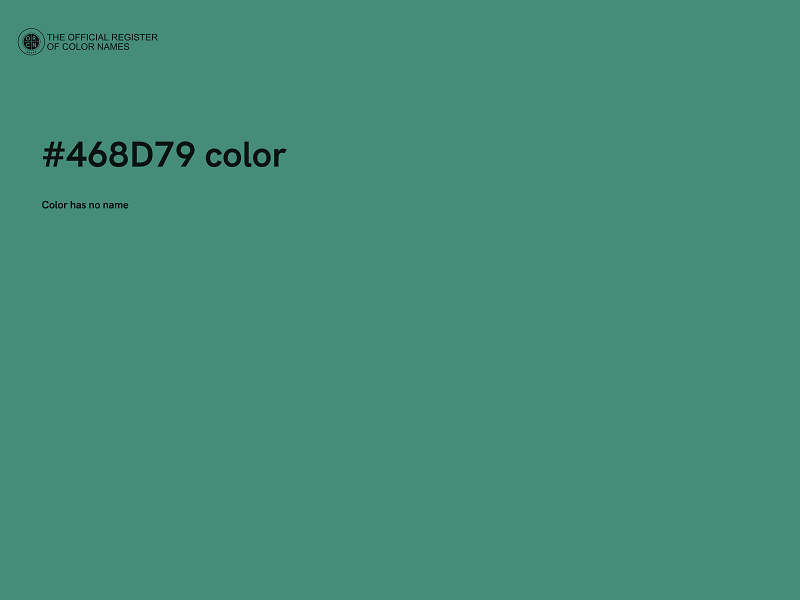 #468D79 color image