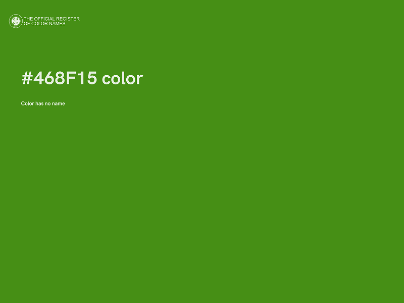 #468F15 color image