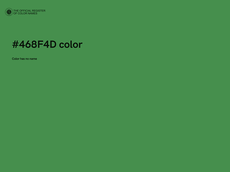 #468F4D color image