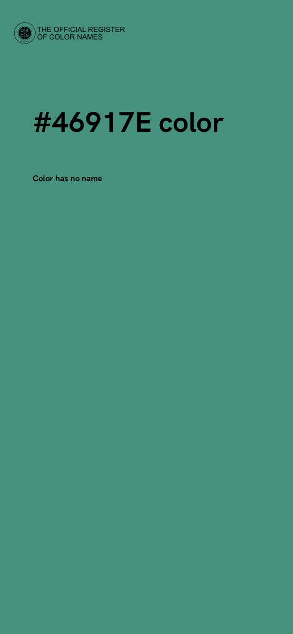 #46917E color image
