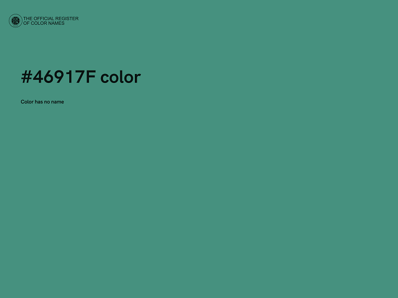 #46917F color image