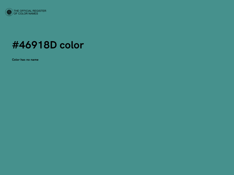 #46918D color image