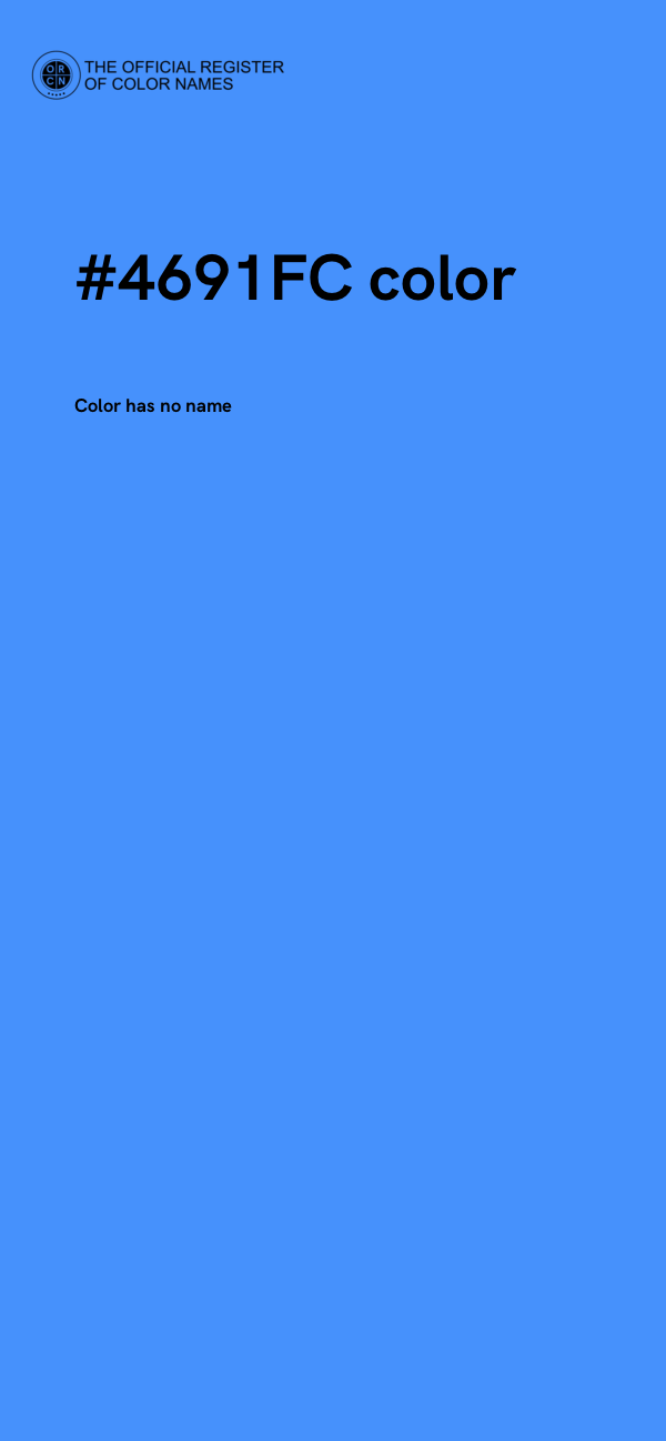 #4691FC color image