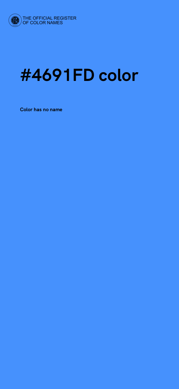 #4691FD color image