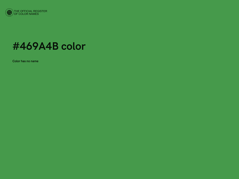 #469A4B color image