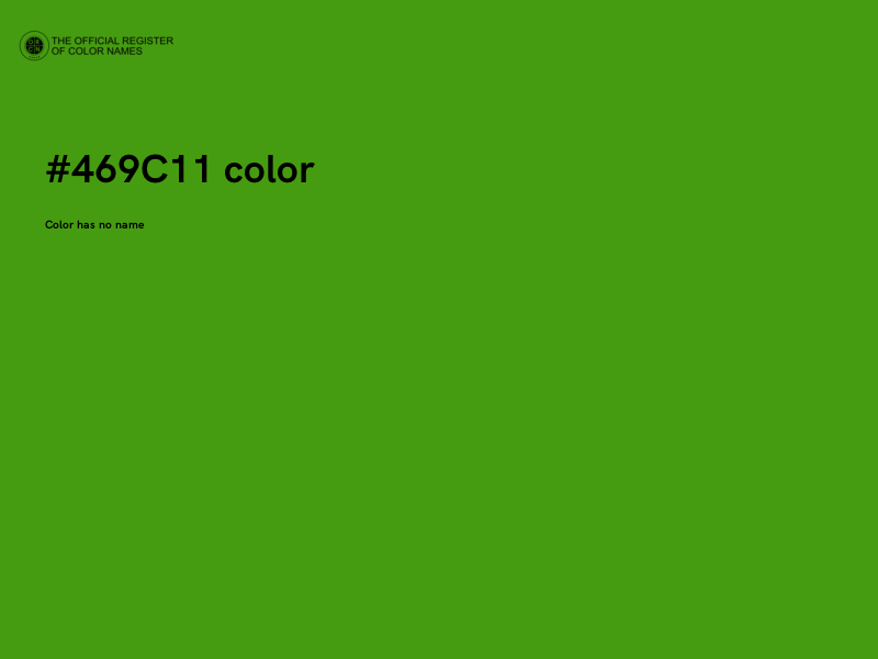 #469C11 color image