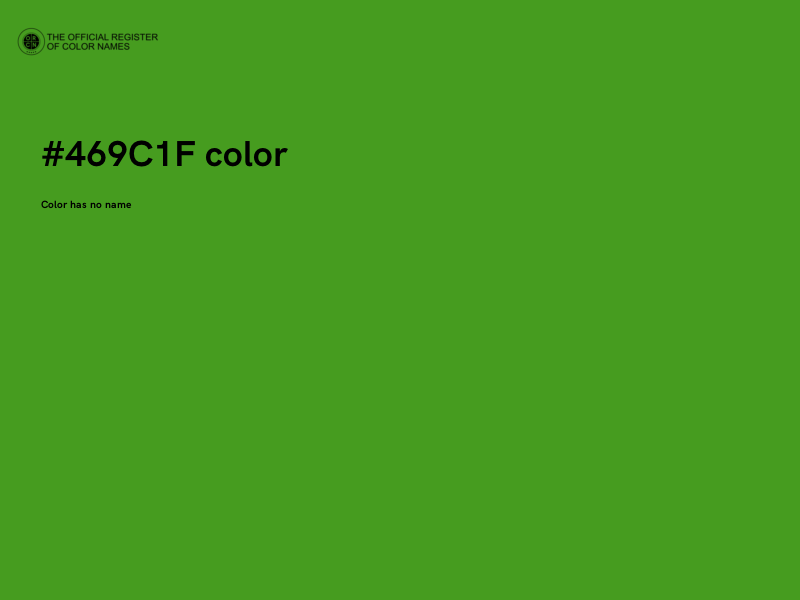 #469C1F color image