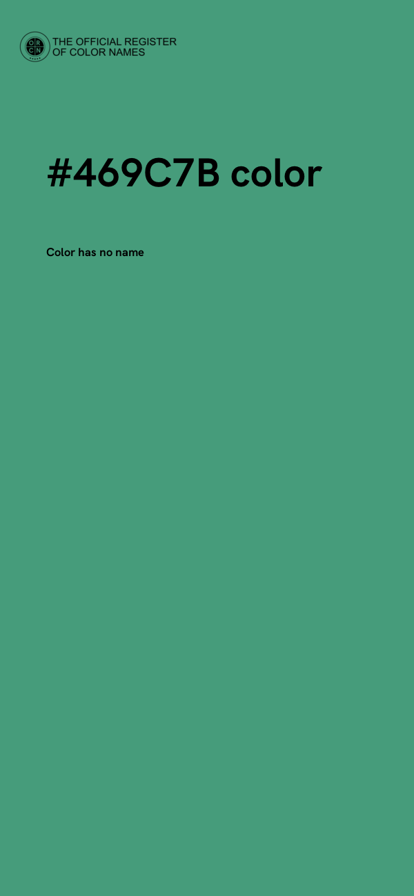 #469C7B color image