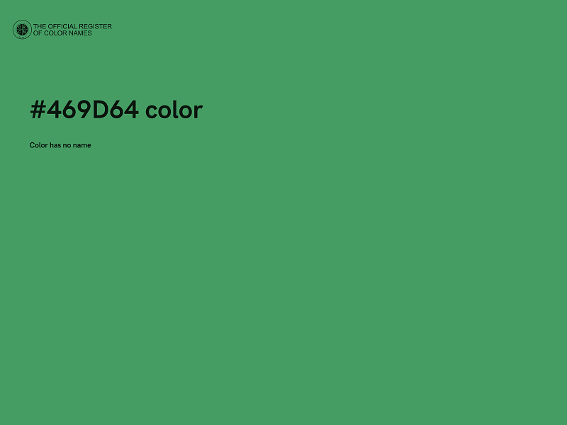 #469D64 color image