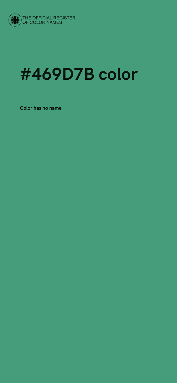 #469D7B color image