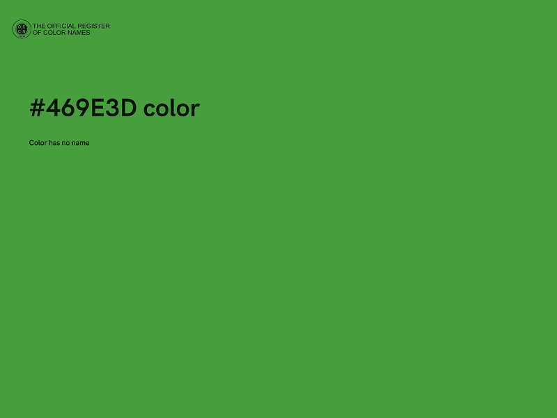 #469E3D color image