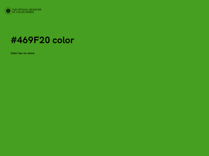 #469F20 color image