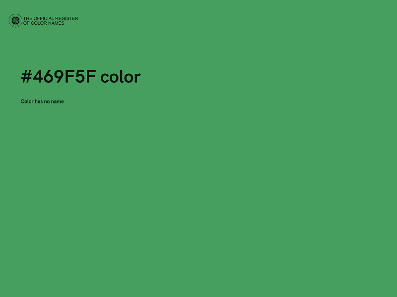 #469F5F color image
