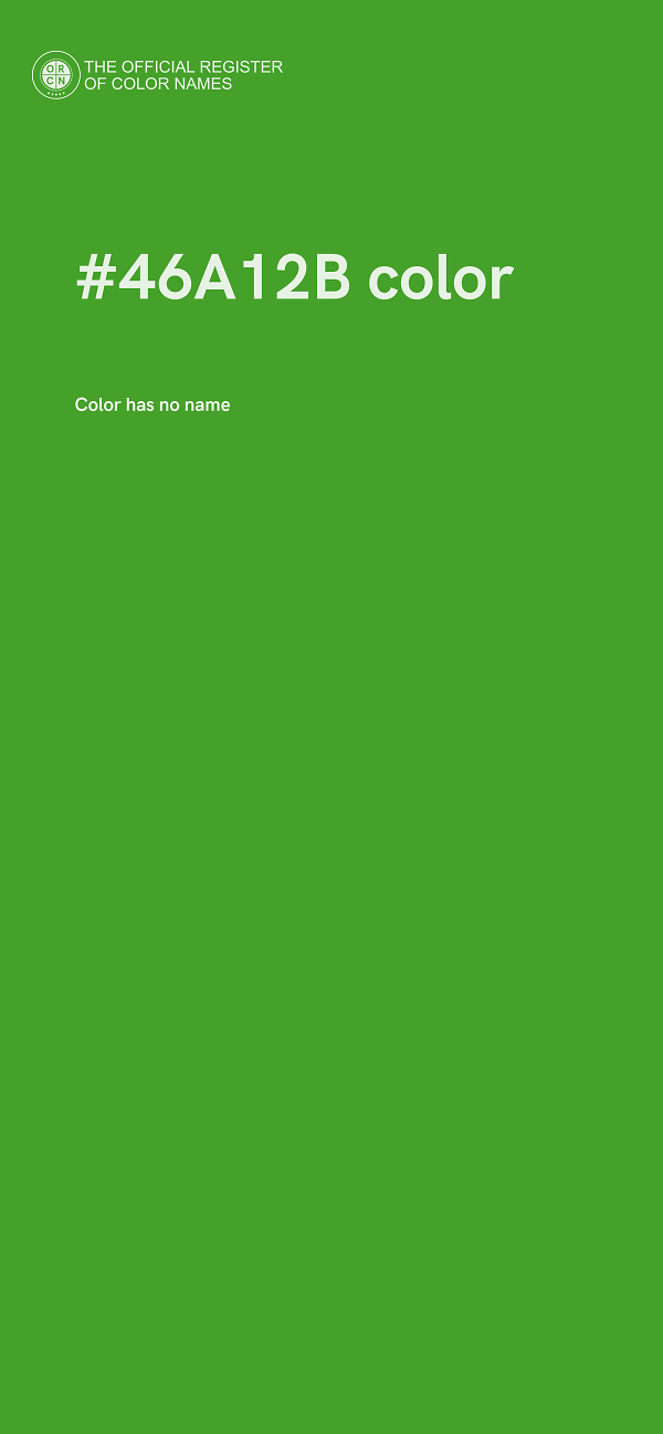 #46A12B color image