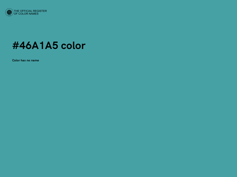 #46A1A5 color image