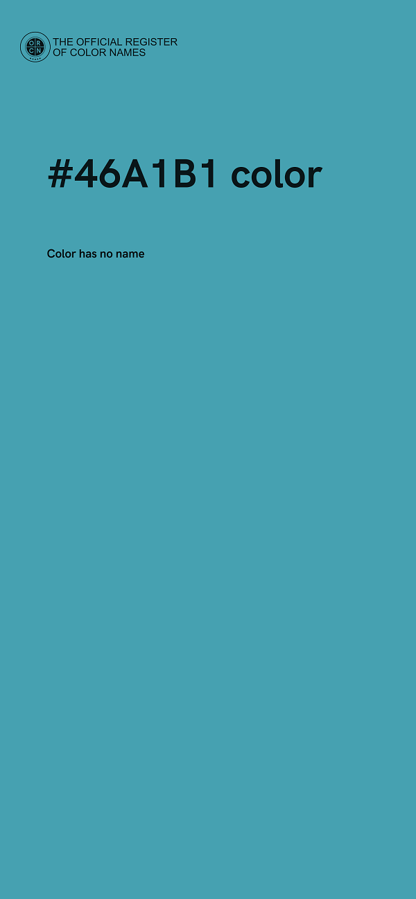 #46A1B1 color image