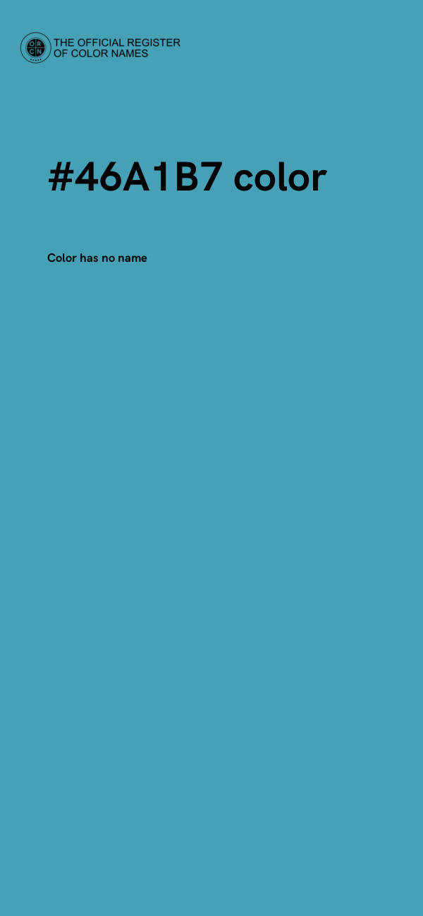 #46A1B7 color image