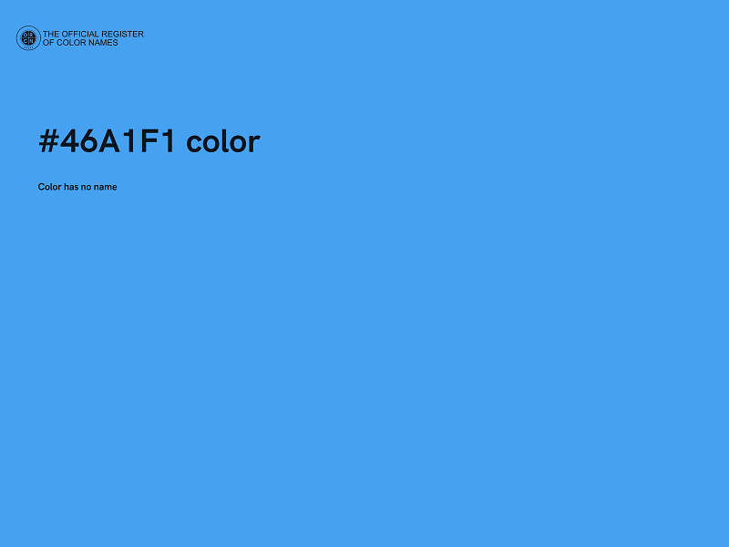 #46A1F1 color image