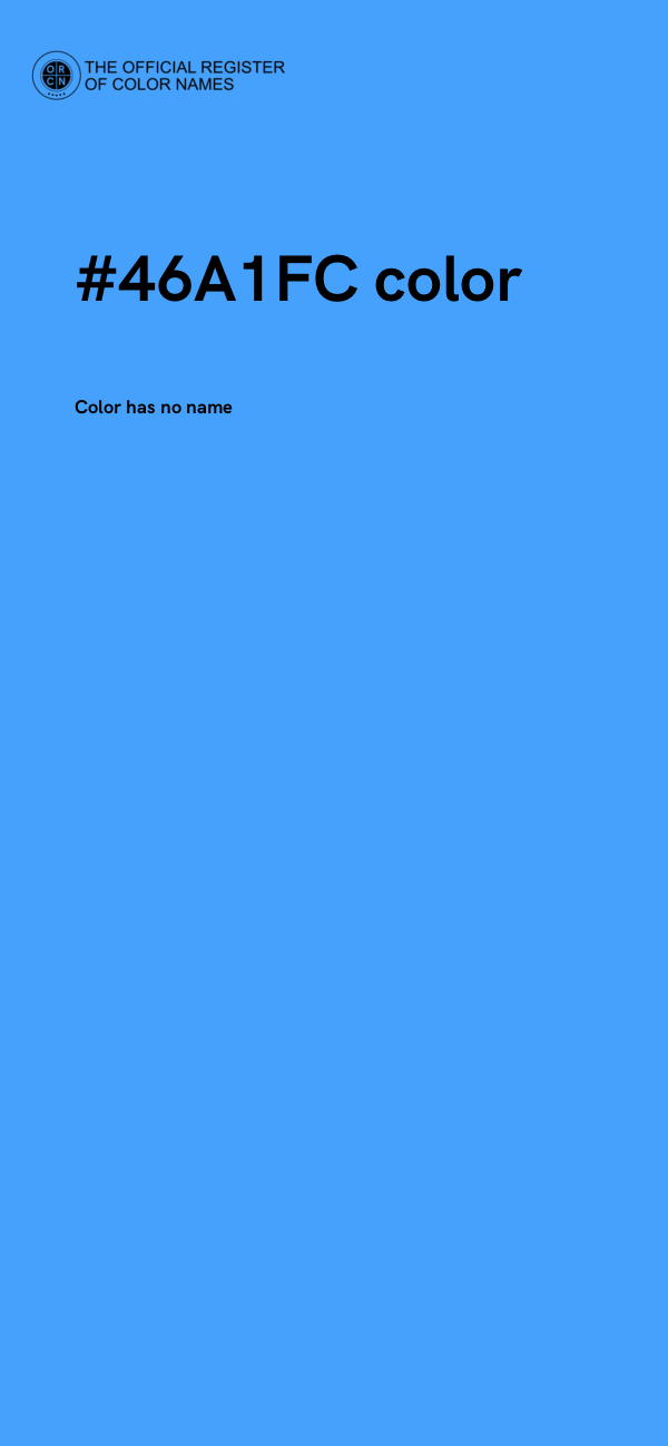 #46A1FC color image