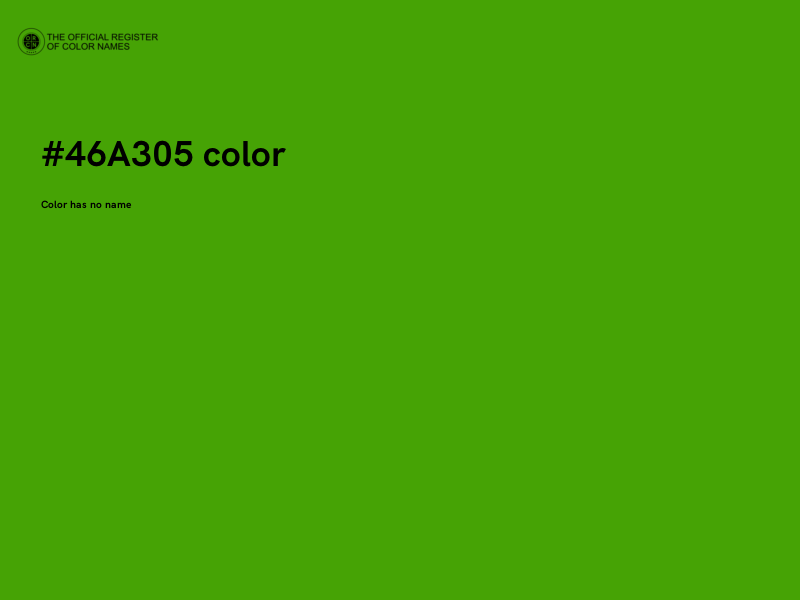 #46A305 color image