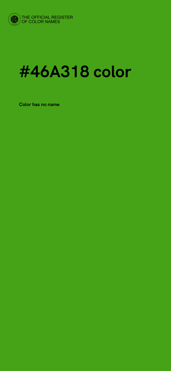 #46A318 color image