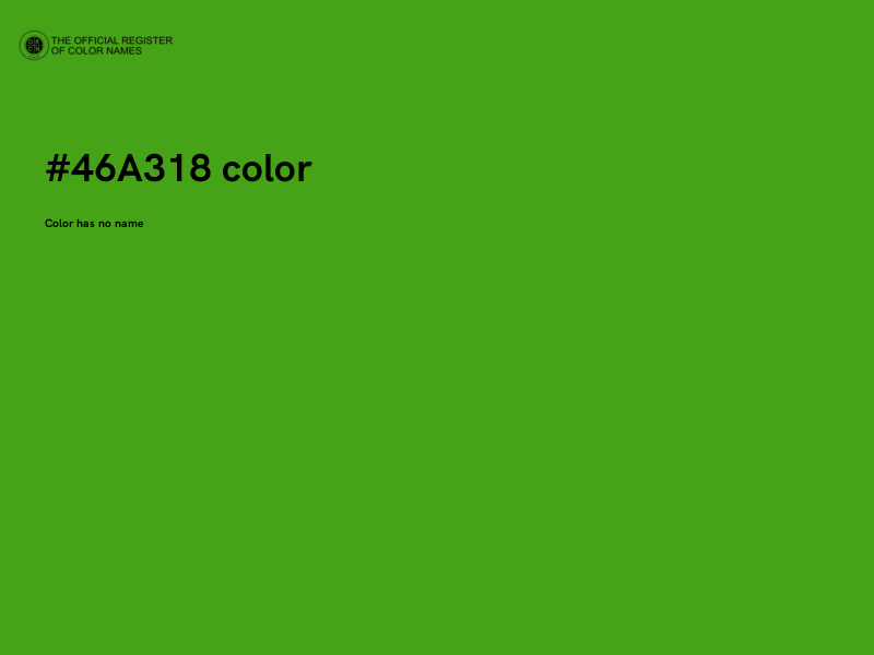 #46A318 color image