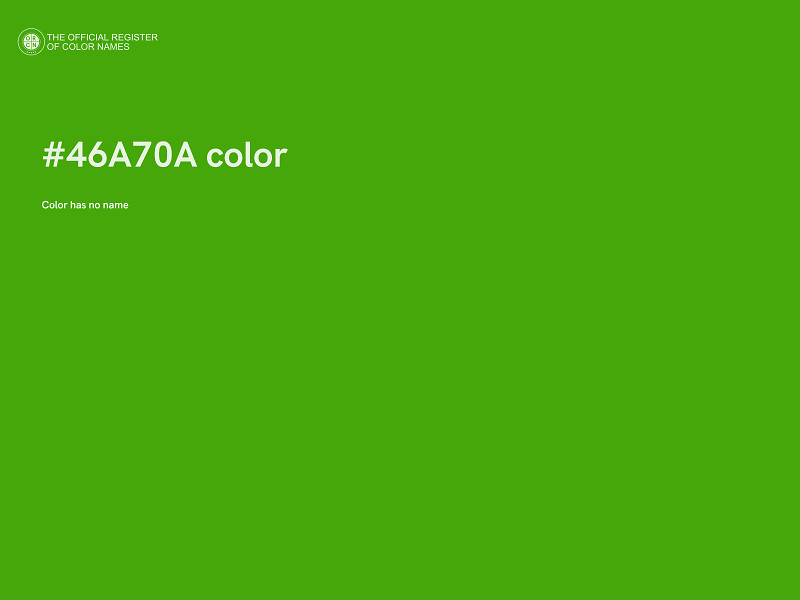 #46A70A color image