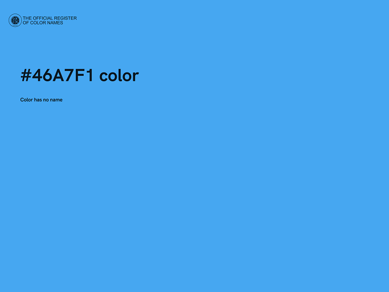 #46A7F1 color image