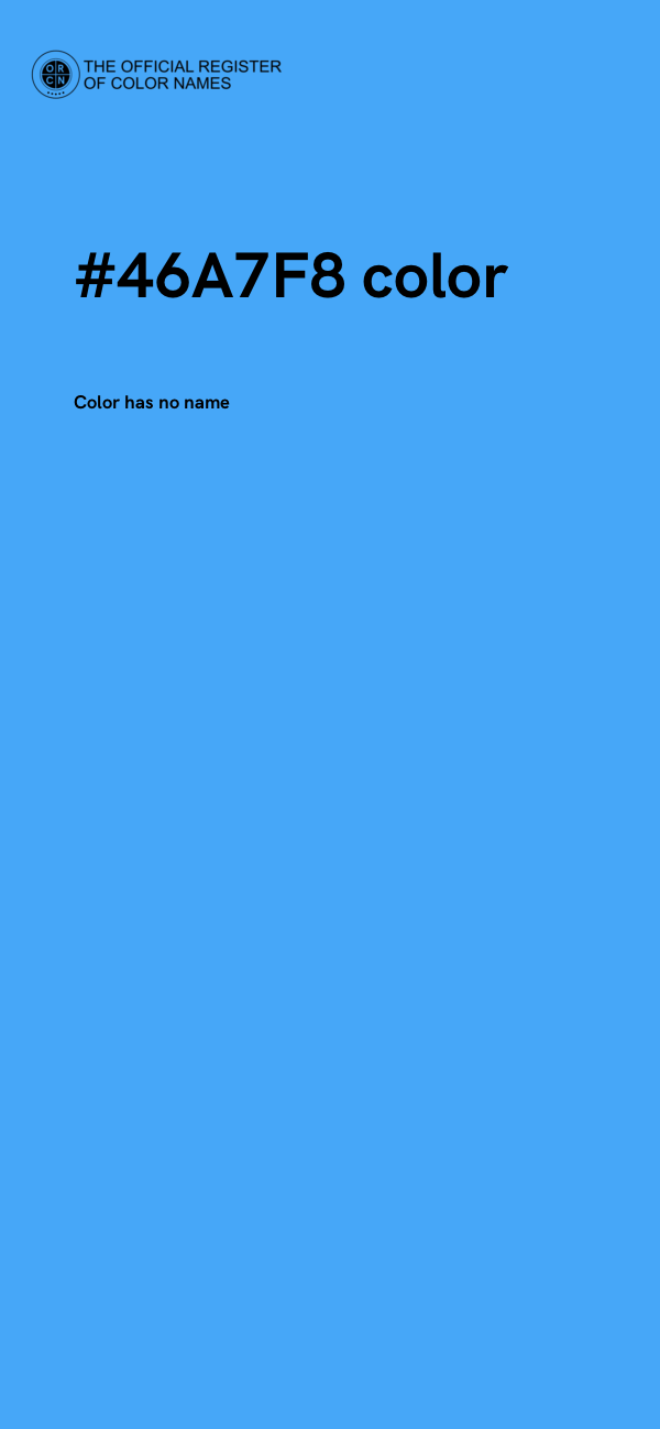 #46A7F8 color image