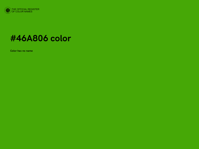 #46A806 color image
