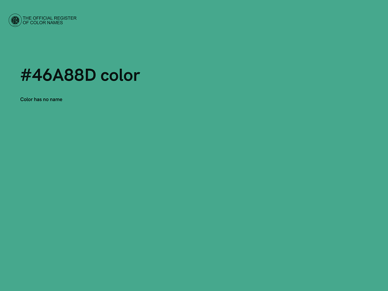 #46A88D color image