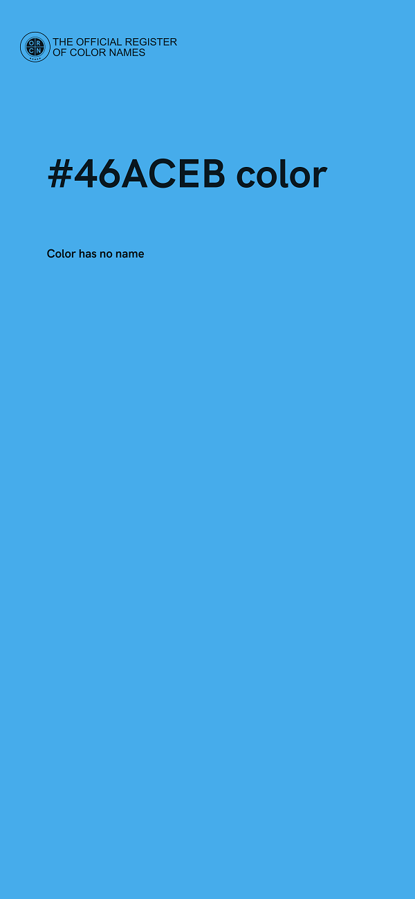 #46ACEB color image