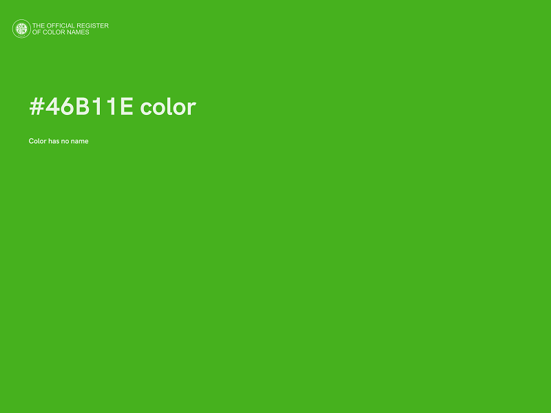 #46B11E color image