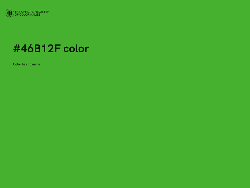 #46B12F color image