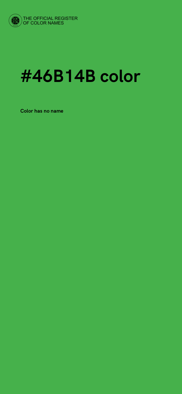 #46B14B color image