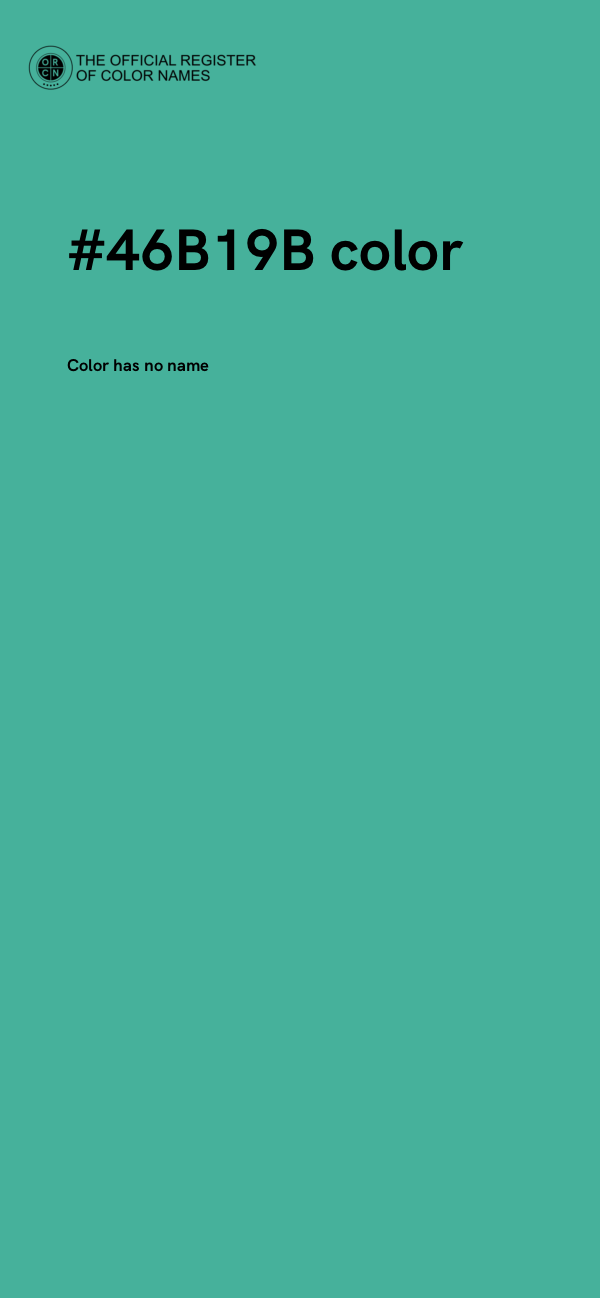 #46B19B color image