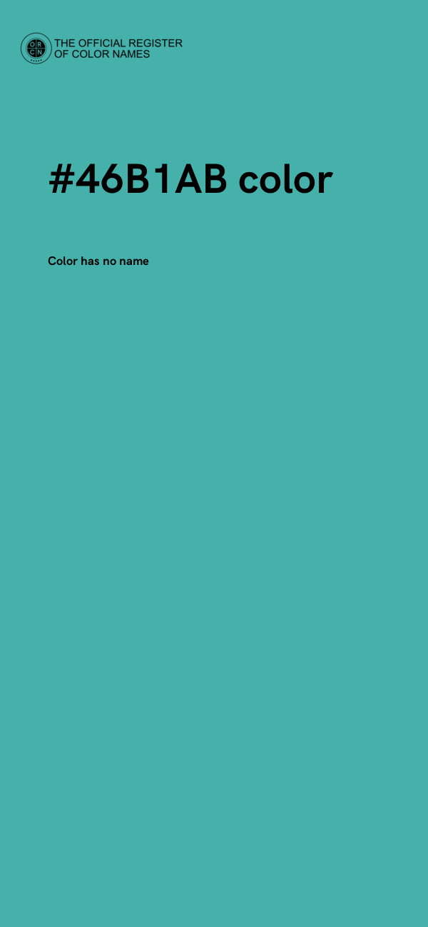 #46B1AB color image