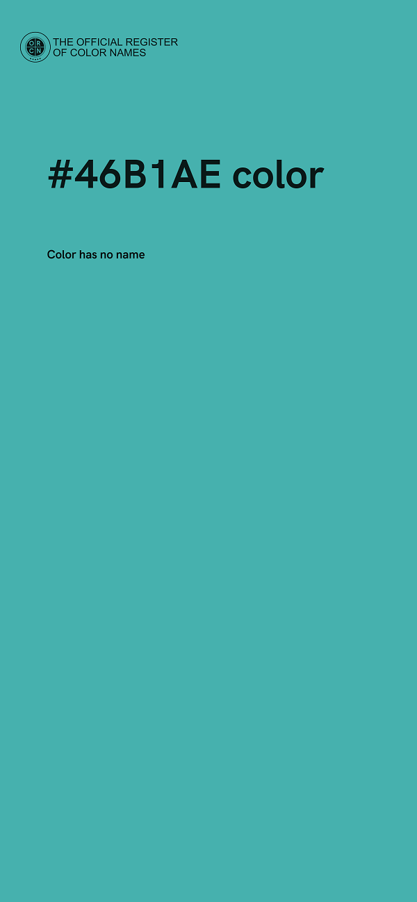 #46B1AE color image