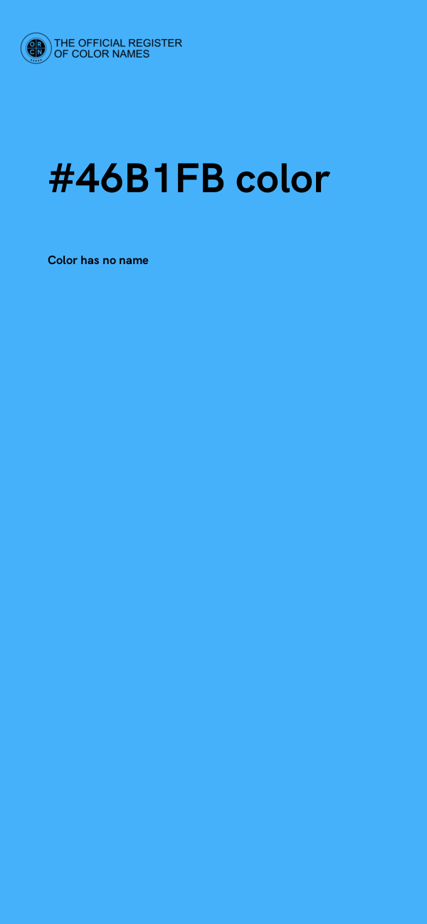 #46B1FB color image