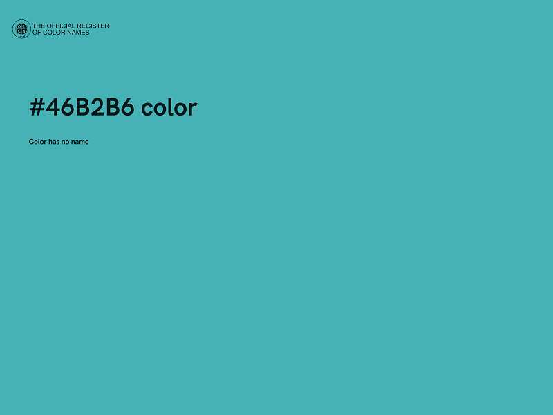#46B2B6 color image