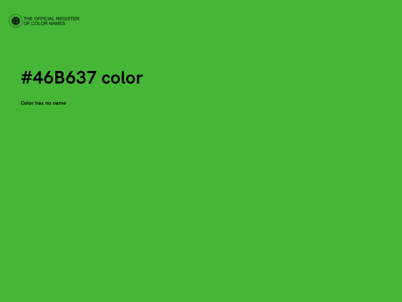 #46B637 color image