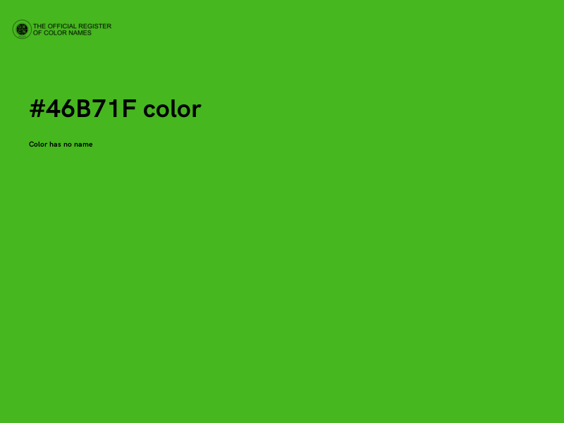 #46B71F color image
