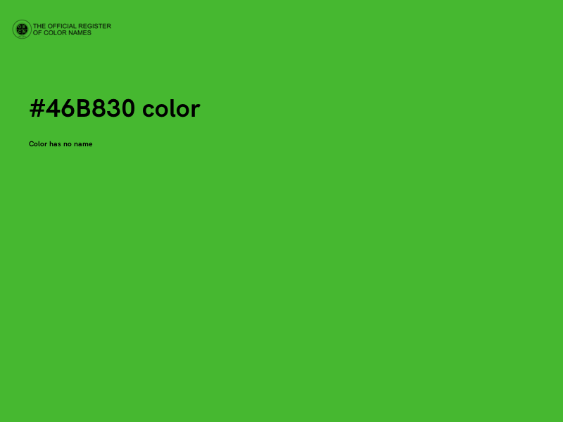 #46B830 color image