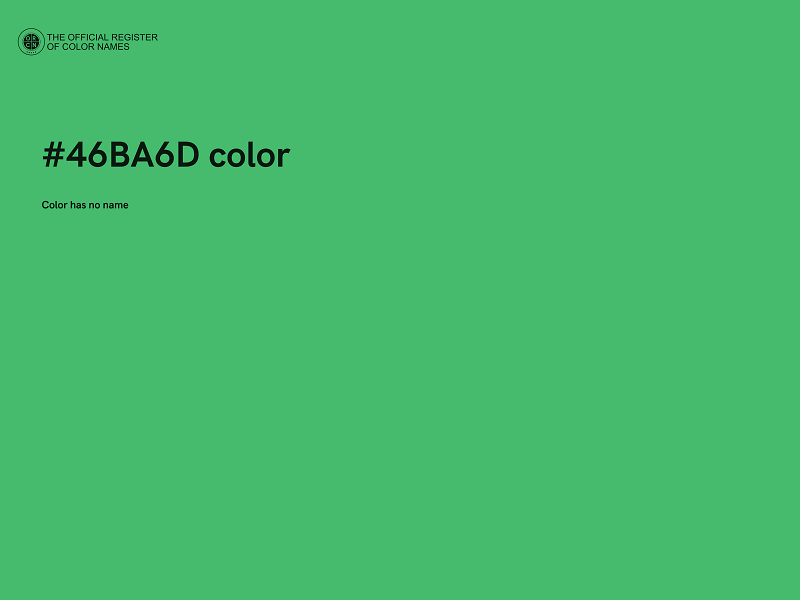 #46BA6D color image