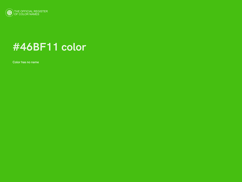 #46BF11 color image
