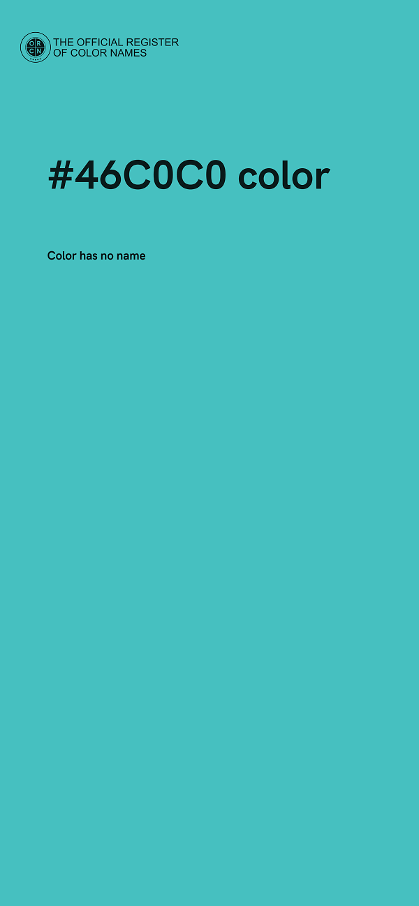 #46C0C0 color image