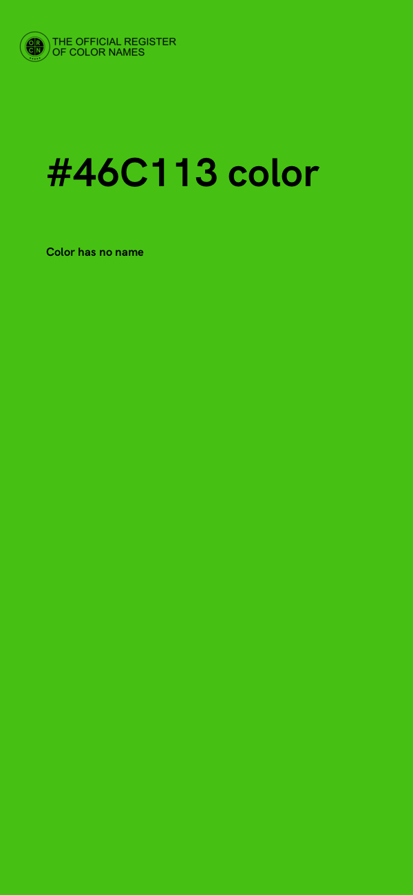 #46C113 color image
