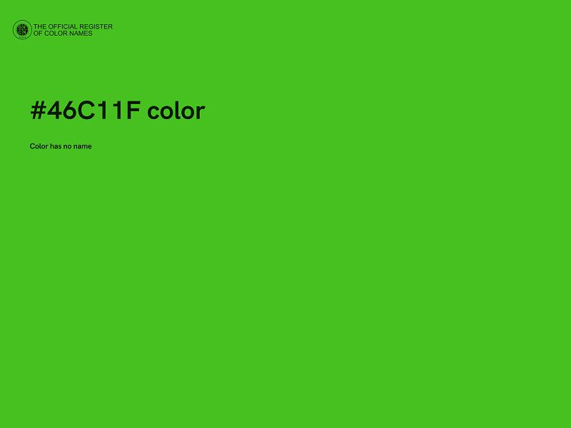 #46C11F color image